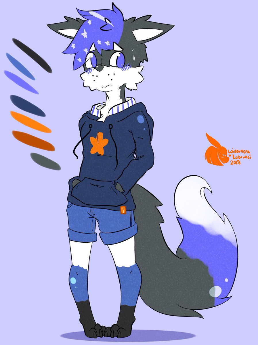 Kubrunei's tweet photo. Commission done for @GioTrance_ of shy wold boi 🐺 #art https://t.co/syOe2GcUNJ