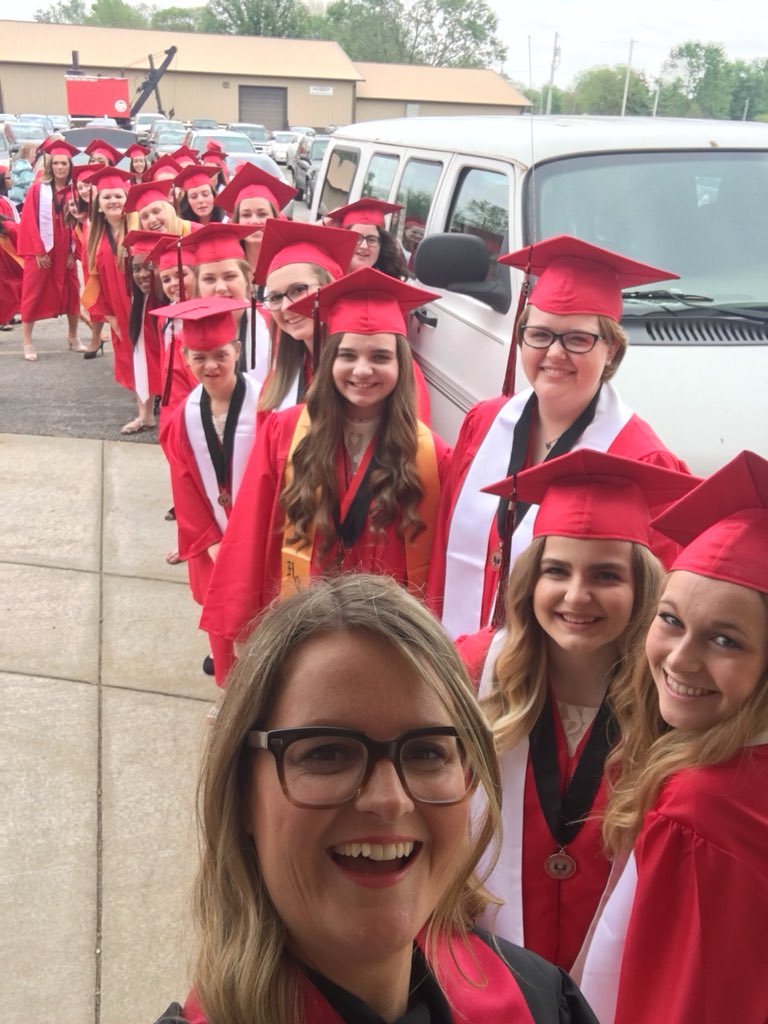Such a great day! Congratulations to all of our grads! #WeRPrexies #HHSGrad18 #MarionMade