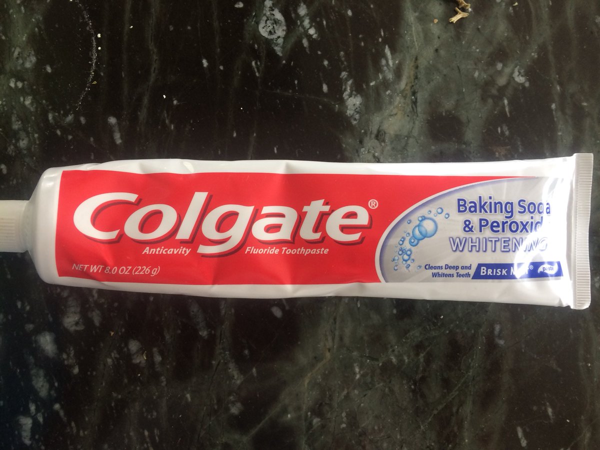 Shame on #Colgate for allowing this in there toothpaste,
#SodiumLaurylSulfate and #SodiumHydroxide clinically proven to destroy your gums give you lesions and canker soars in your mouth. Don’t forget #TitaniumDioxide & Parkinson’s & Brain disorder connection