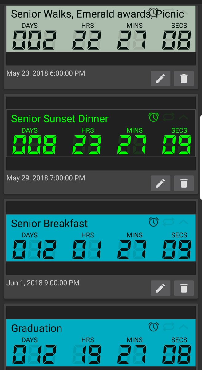 Eaton2018's tweet photo. Who's getting excited? 🎓There will be a mandatory class meeting during Eagle Time Monday. We will be discussing all details of the following events. Tip: enjoy the countdown &amp; memories AND finish strong
#GoFirstClass
#SEN18RS
#ProudToBeAnEagle https://t.co/HG0XN0AE3L