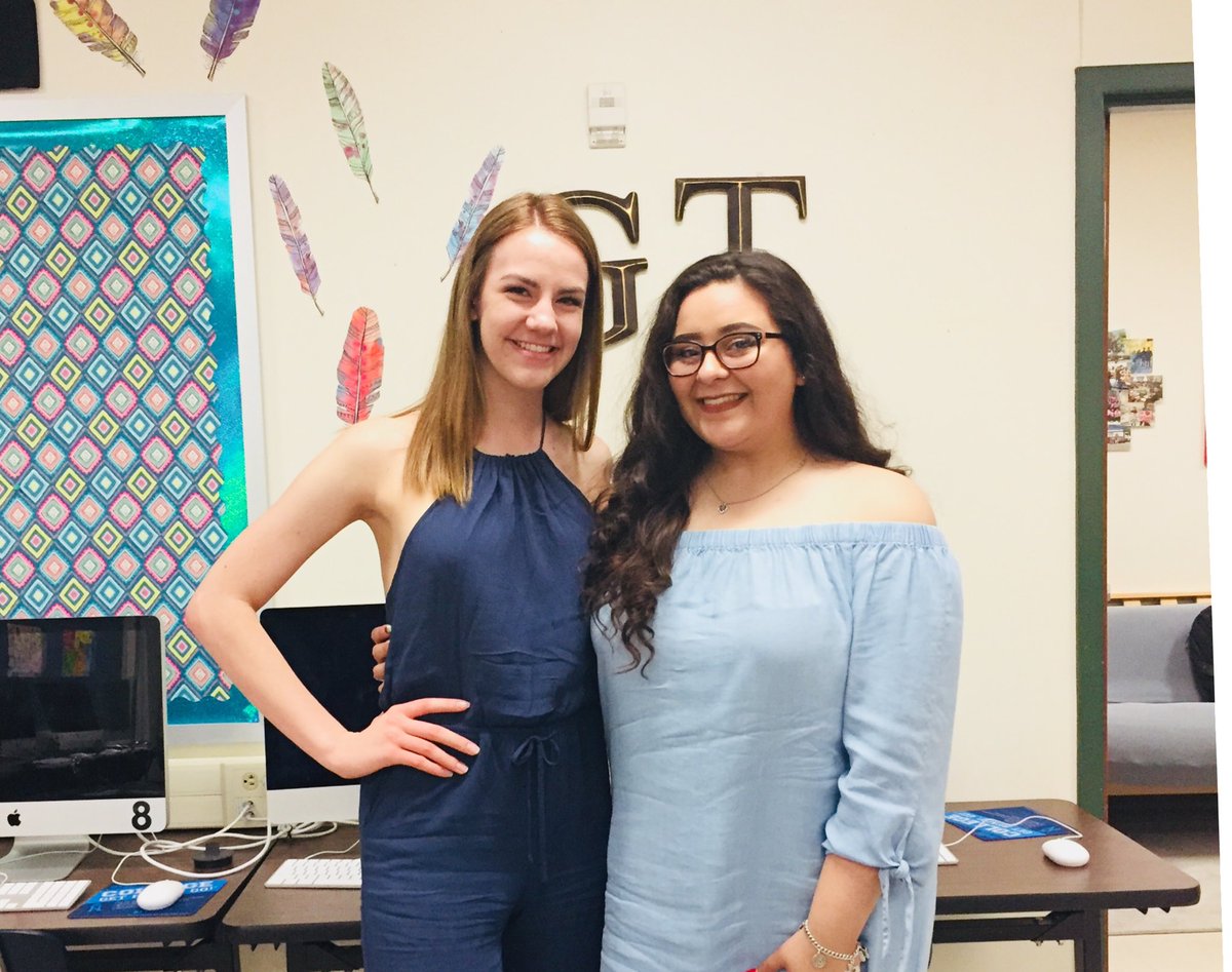 NISDStevensGT's tweet photo. Congratulations Anais &amp; Ham! San Antonio Area Foundation Scholarship recipients! #stevensinspired #collegebound https://t.co/BNKh6g04WA