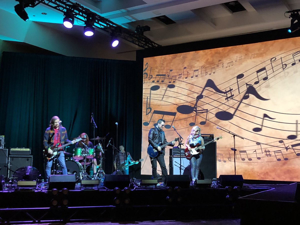 RADmamee's tweet photo. @INTA_President - Tish Berard - way to rock it out at the Opening Ceremonies! https://t.co/GRs63fjkHe