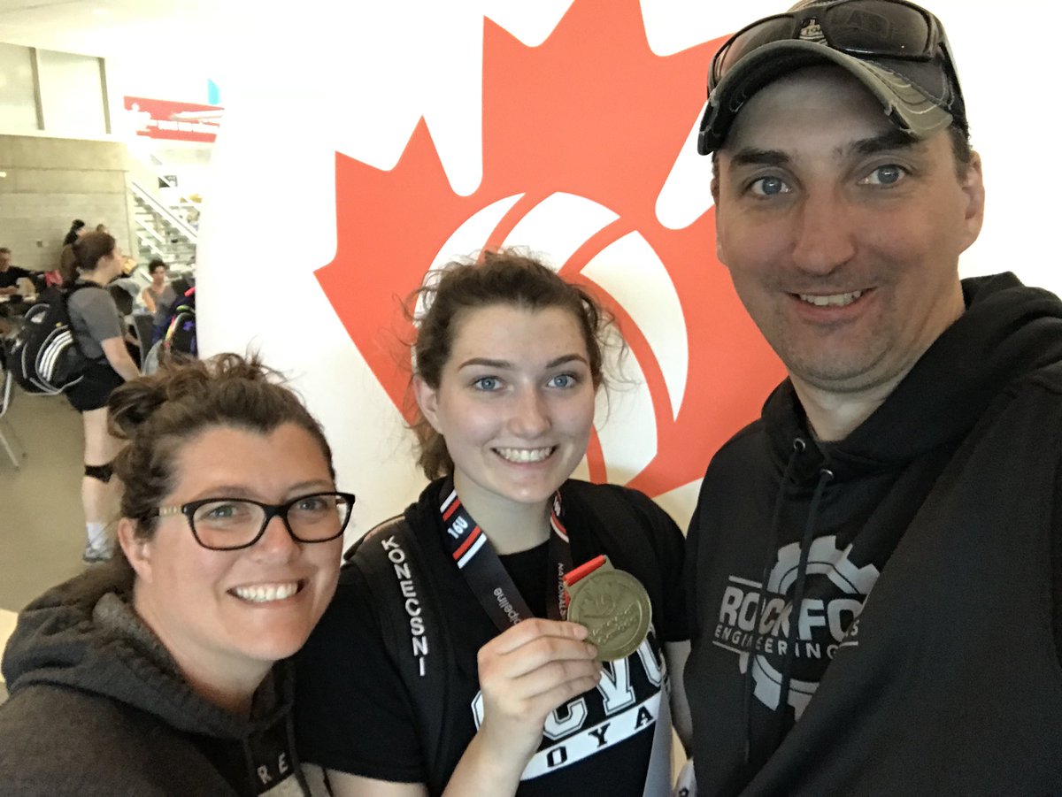 BobaKonecsni's tweet photo. Great weekend in the Edmonton! Nail-biter right to the end, hotel room beers, parking lot beers, and snap chat filters. Oh ya, and some volleyball. #funparents #funcoaches https://t.co/vV9i3fU73y