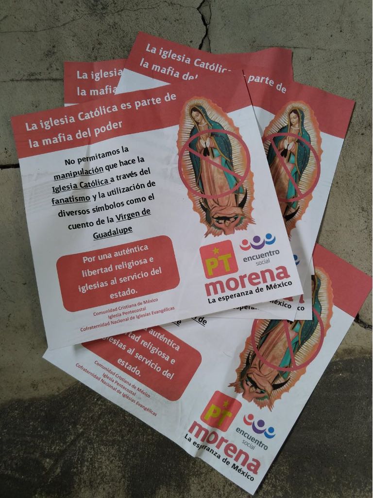 julybettyboop's tweet photo. @RicardoAnayaC Somos un pueblo Católico 100% pronúnciate en contra de ésta blasfemia que ofende a Ntra Madre y tendrás nuestro voto, defiende a la familia, NO ABORTO, NO HOMOSEXUALIDAD, NO EUTANASIA, tú decides!!! https://t.co/xcAafTJ2KM