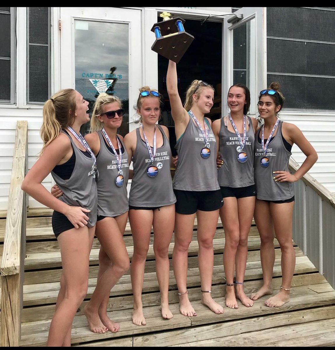 MavVolleyball's tweet photo. Congrats to Marvin Ridge on being State Runners Up in NC High School Club Beach Volleyball this weekend🏐 Awesome job girls on your first season! @MavAthletics https://t.co/s9ZWElVtJW