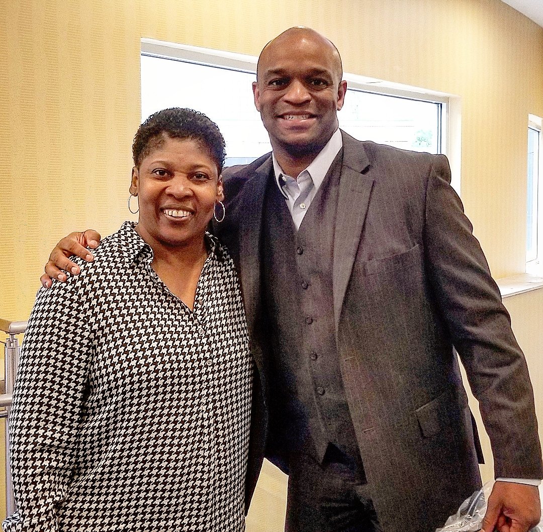 LewisShine's tweet photo. Great to link up with you @LawLaw08 in the #ATL during @AStepUpFHA! I appreciate you! #AStepUpFam #AStepUp2018 #NextLevel2018 #NCELA2018 https://t.co/tCC6d6iyT7