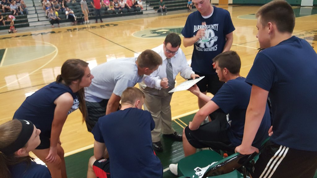 GreenvilleCTC's tweet photo. Thank you to everyone who participated in and donated to the Jr SCM Apprentice 2018! Big shout out to Special Olympic basketball team and  special recognition to our staff ballers! https://t.co/my43KPvq3d