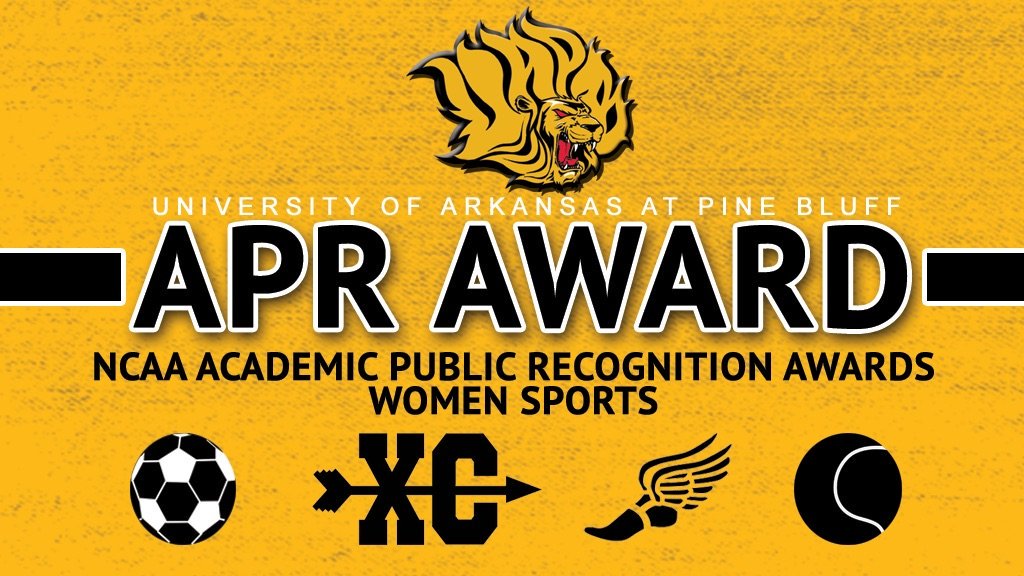 UAPBLionsRoar's tweet photo. CONGRATS to UAPB women's Soccer, Cross Country, Track &amp; Field &amp; Tennis on receiving @NCAA Public Recognition Award

Presented to teams who finish among nation's Top-10 percent in APR for their sports https://t.co/GH8QVXynXr
