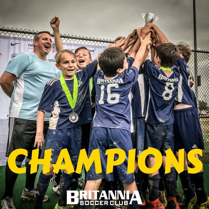 BSAHoustonTX's tweet photo. A fantastic end to a great inaugural season! 2nd place finish in Spring &amp; U11 Champions @ Volt Classic in Fall. Huge thanks to everyone involved with the Club. 👏🏻 #BritanniaSoccerClub #YouthSoccer https://t.co/6IfonKonMT