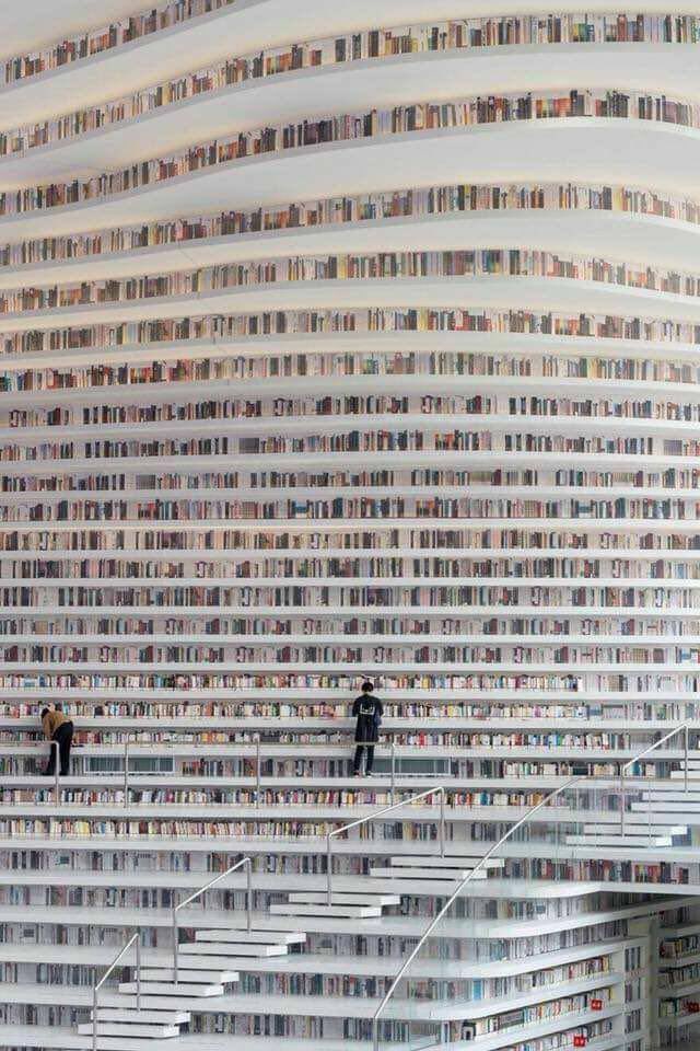 I_am_mian_umair's tweet photo. China Opens World’s Biggest Library With 1.2 Million Books, And Its Interior Is really fantastic. #chinalibrary #china #beautifuldevelopment https://t.co/G5y7yt4Ru1