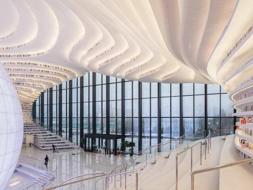 I_am_mian_umair's tweet photo. China Opens World’s Biggest Library With 1.2 Million Books, And Its Interior Is really fantastic. #chinalibrary #china #beautifuldevelopment https://t.co/G5y7yt4Ru1