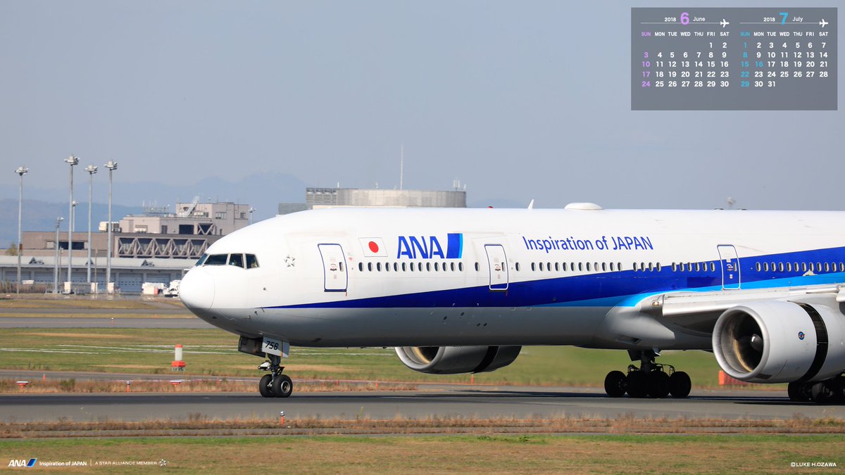 Ana旅のつぶやき 公式 Ana壁紙カレンダー 6月の特選壁紙カレンダー がリリース ダウンロードはコチラから T Co 5ldo6oxag5