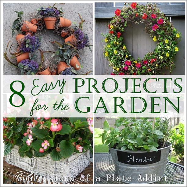 Need some fun ideas for your spring garden? I've got them! confessionsofaplateaddict.blogspot.com/2018/05/8-easy…