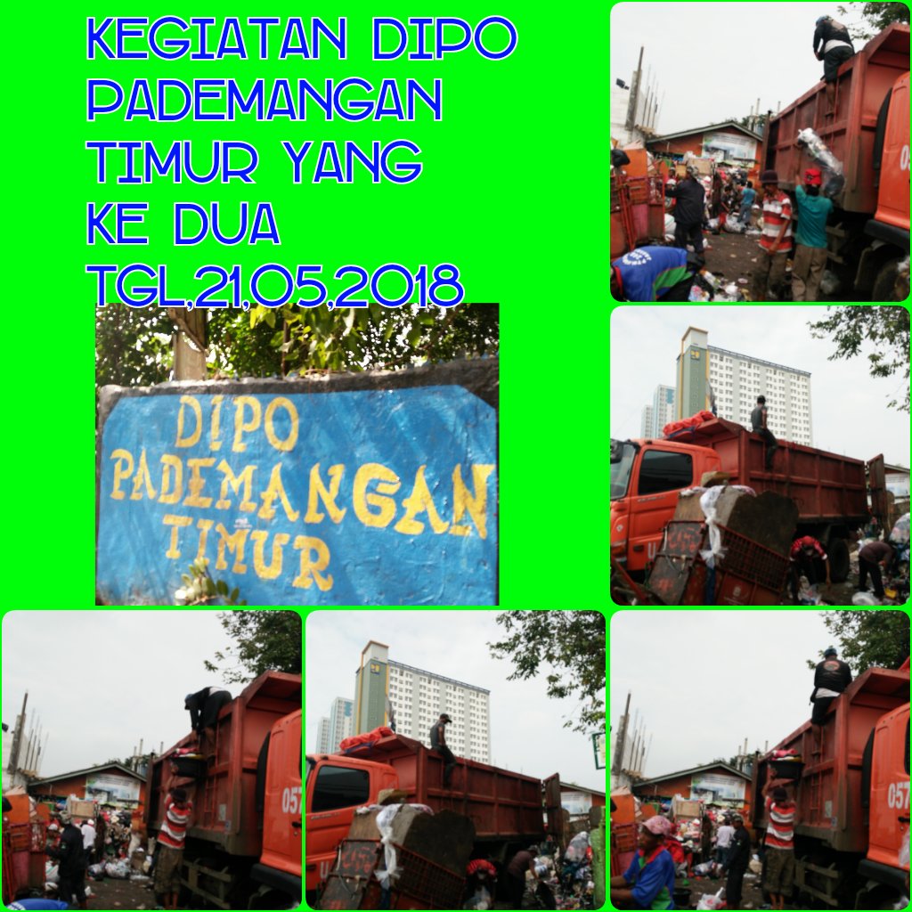PedihB's tweet photo. Dipo pademangan timur
#welovejakarta
#welovejakartadlhjakarta
#welovejakartadlhjakartautara
#welovejakartadlhpademangan
#hpsn2018
#hpsnjakartautara 
#hpsnkecamatanpademangan
#tigabulanbebassampah #lesswasteeventpengangkutan
#dlhjakartautara
#dlhpademangan
#bersihbisakok https://t.co/vXiPm995Q7