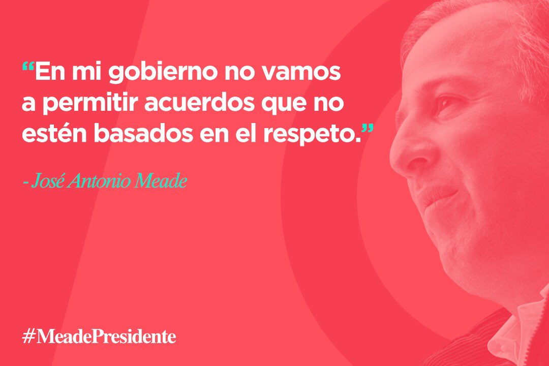 OnmpriNacional's tweet photo. “No permitiré ninguna negociación que no esté basada en el respeto”. 
 #MeadePesidente https://t.co/0rX7Zj6H5a