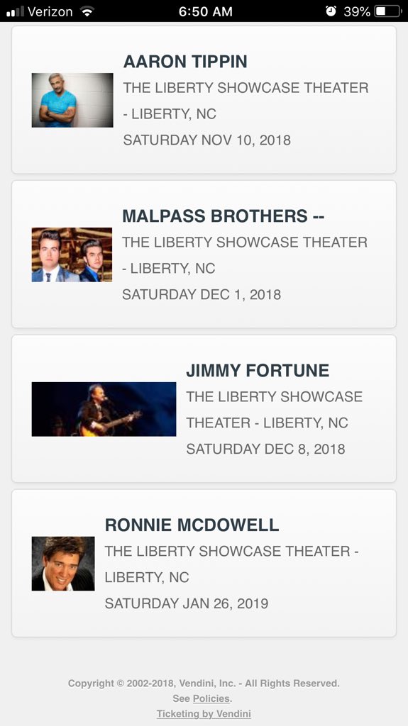 ShowcaseLiberty's tweet photo. Hey Y’all check out our great shows coming up! https://t.co/FvGaTDSE8L https://t.co/4uM7Jhzrdm