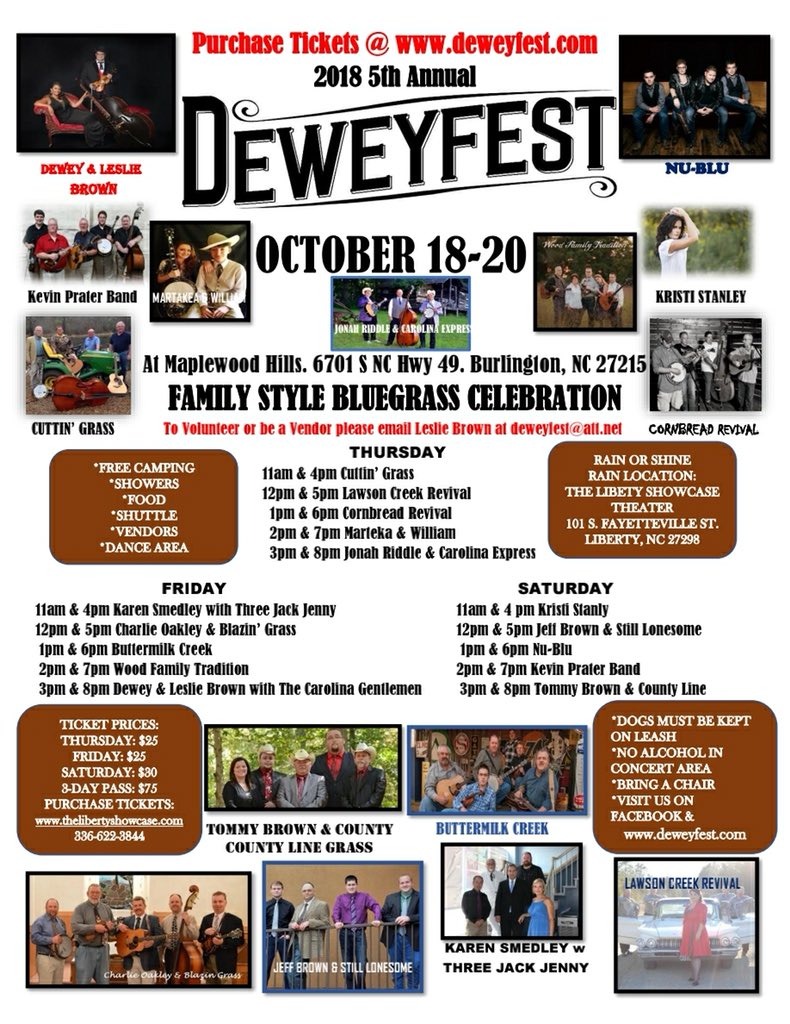ShowcaseLiberty's tweet photo. Big Bluegrass Festival in October make plans now to attend! https://t.co/ibeRCpHAzD