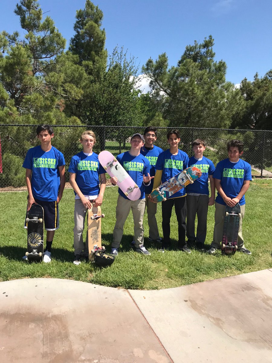 A few students from DRA competed in St George's SK8 Competition over the weekend. Zack and Chris made it to the Championship Round in their divisions! And Matthew competed in the highest division, holding his own very well against some of the best skaters in Southern Utah!