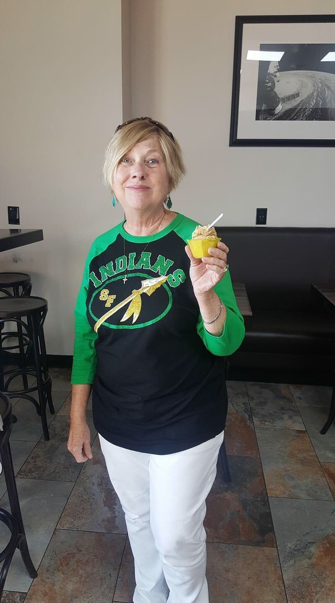 Wes_Kieschnick's tweet photo. This is Santa Fe HS teacher, Ann Perkins. I’m sick that I’ve seen more photos of her killer than I have of her this week. Celebrate heroes. Don’t make celebrities of terrorists. God bless you Ann. Rest In Peace. You deserved better...from all of us. #edchat https://t.co/NaUwKkcQQ4