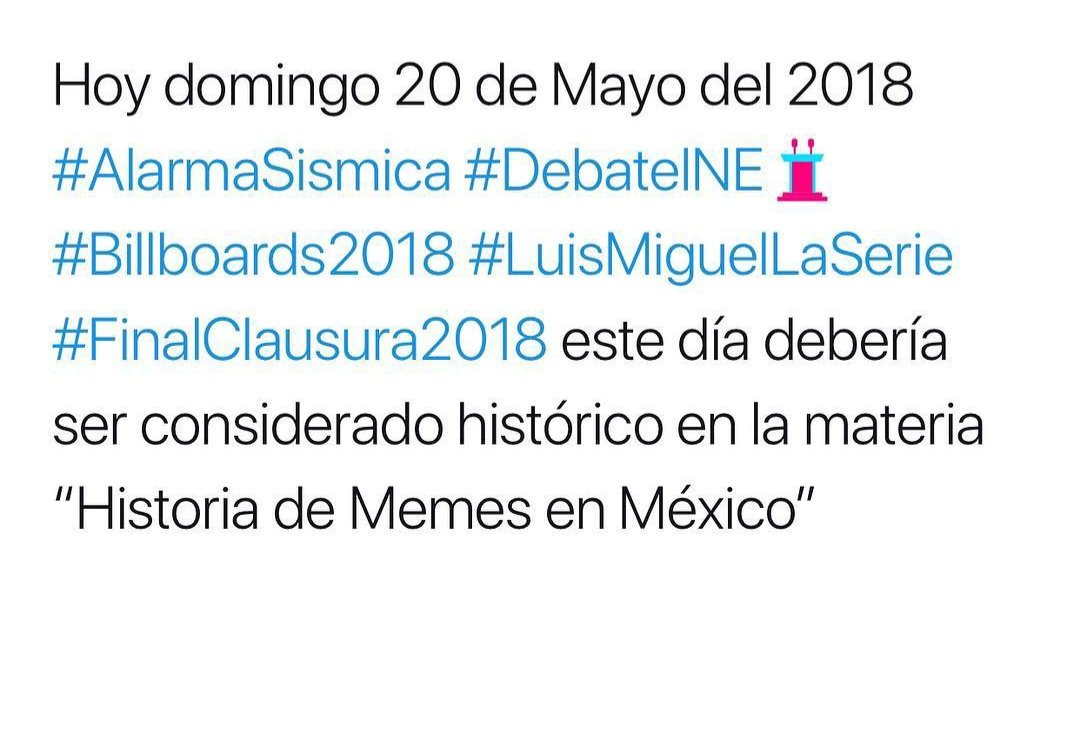 BetterCallCyn's tweet photo. De plano.. 😁
#LuisMiguelLaSerie😍
#DebateINE
#ALERTASÍSMICA 😐
#granizo 😫
#Billboards2018 🎸
#FinalClausura2018 ⚽
#quefalta 🤔 https://t.co/bxTPUFDhM9