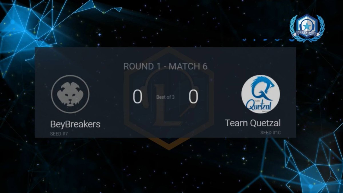 Continuamos con la acción en League of Legends
BeyBreakers vs Team Quetzal

Solo por twitch.tv/eslatv
Rumbo a #CPMX9 #Challenge #GamersCamp