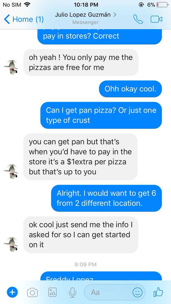 TheRealFreddyG_'s tweet image. Yah hit up the #PizzaPlug On fb for 3.50$ pizza , MY MAN LEGIT 🙌🏼💯