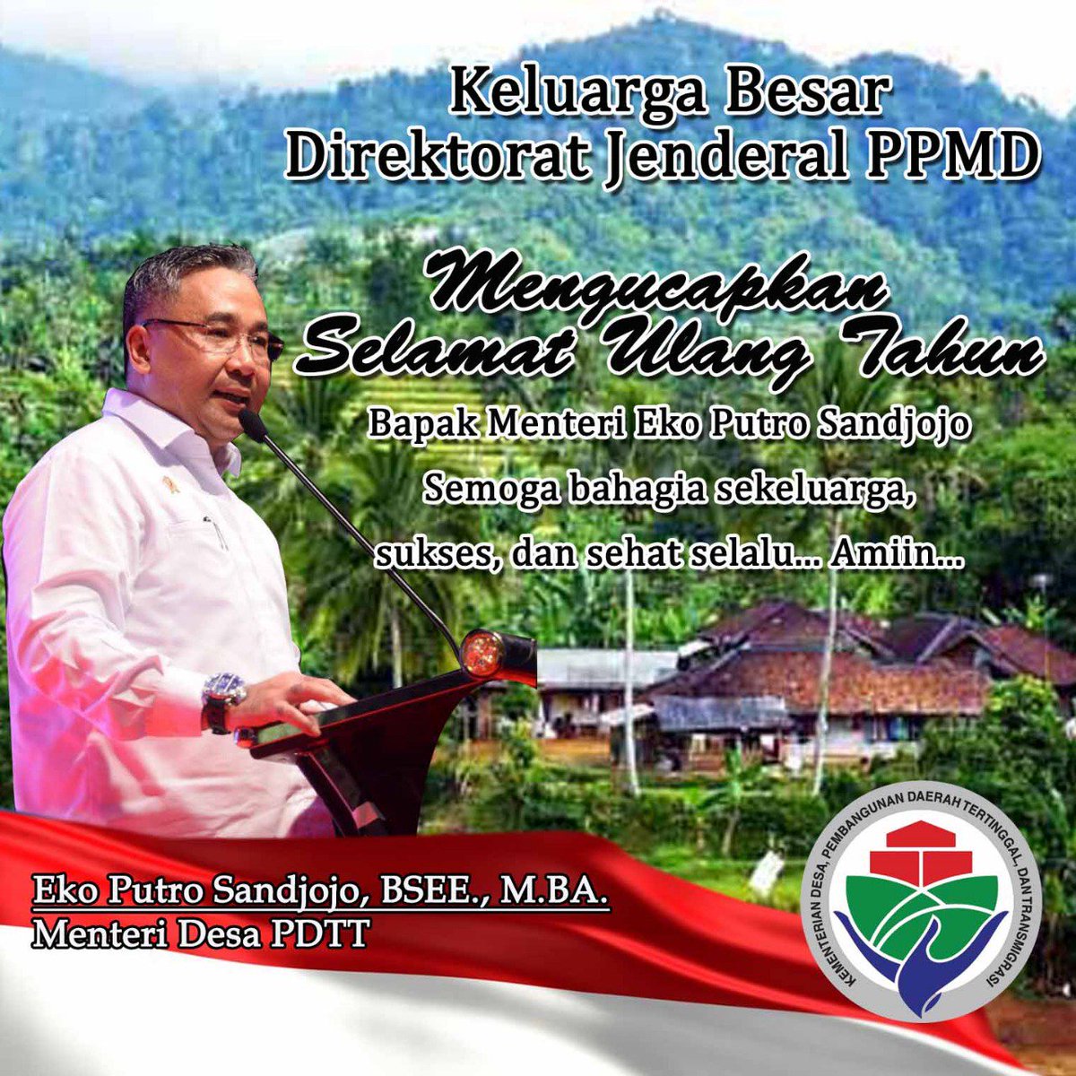 Semoga keberkahan selalu menyertai setiap lgkh prjuangan mu,wilujeng tepang taun bpk <a href="/EkoSandjojo/">Eko P. Sandjojo</a> @P3MD_PROV_JABAR <a href="/tppindonesia/">Pertepedesia</a> <a href="/P3MD_Sukabumi/">P3MD Sukabumi</a>