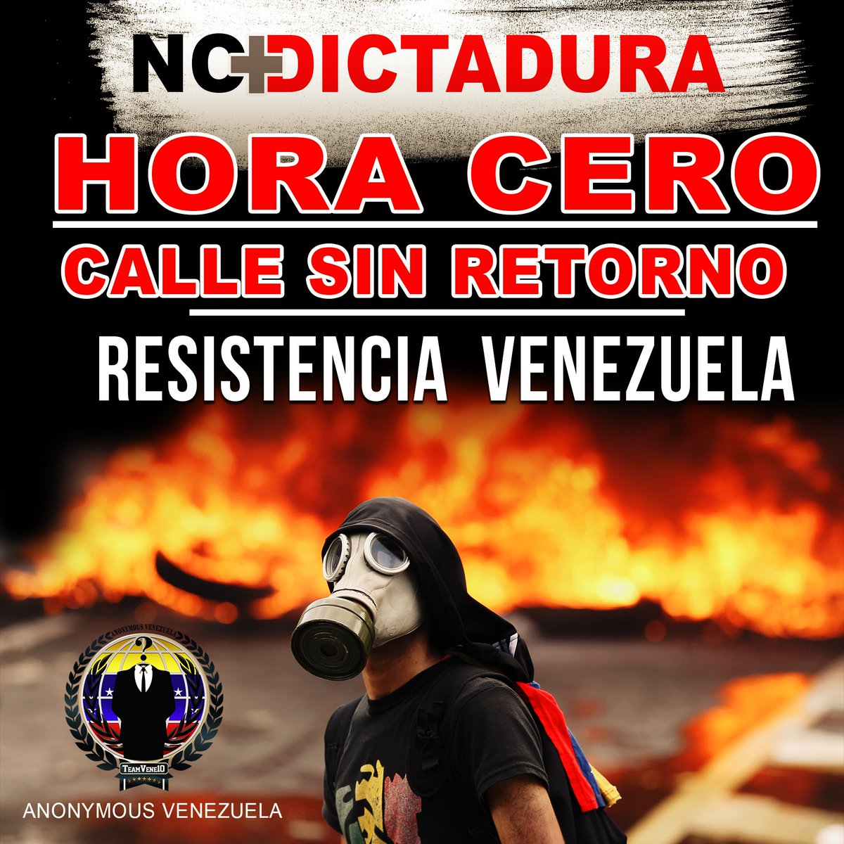 YourAnonVzla's tweet photo. Hacemos un llamado a la RESISTENCIA todos los frentes de choque.. llegó LA HORA CERO https://t.co/u3srtm2RPY