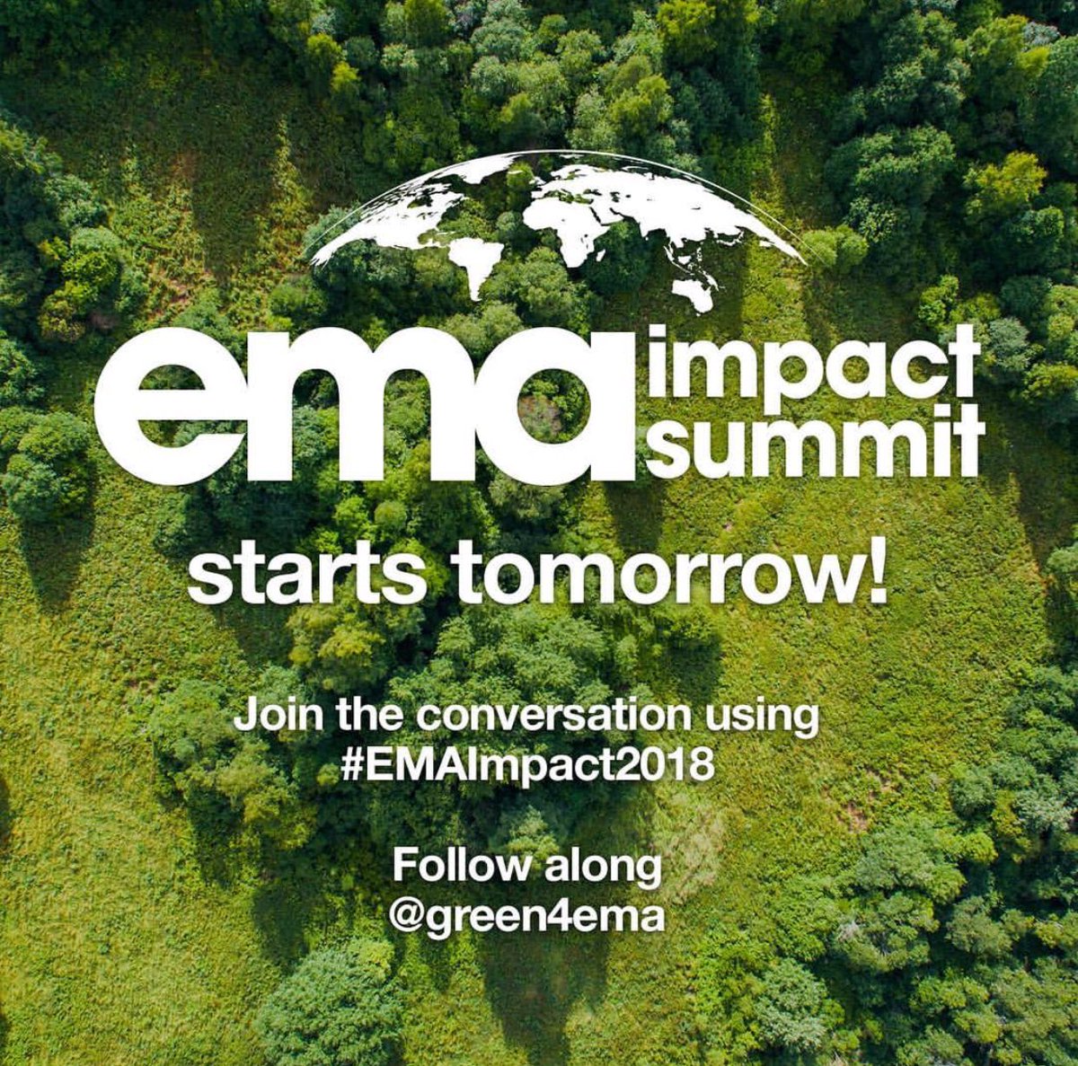 KimberlyJMuller's tweet photo. EMA impact summit starts tomorrow... @green4EMA 🌎🌎🌎 https://t.co/OmiGZTZtlK