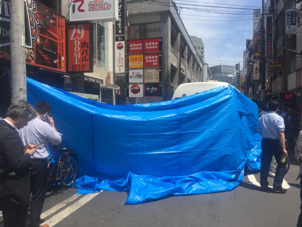 水道橋駅西口の事件または事故現場の写真画像