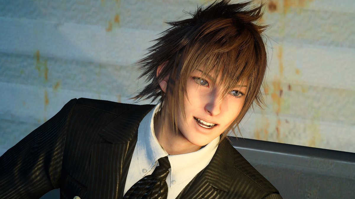 grotesque0326's tweet photo. 茶髪王子＆陛下
#FFXVWindowsEdition #FF15 #FFXV https://t.co/R3torydA7r