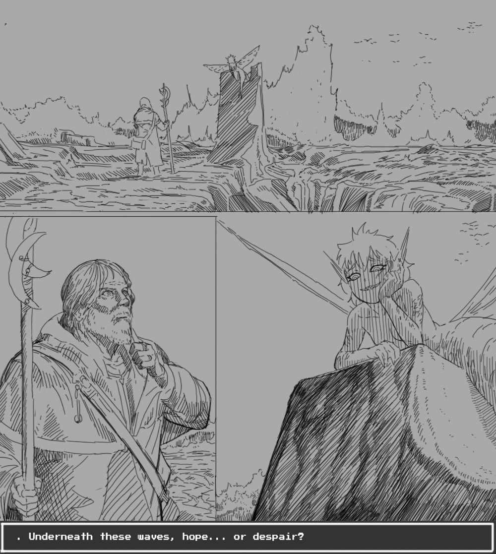 A mermaid-related narrative for #mermay (1/2) 