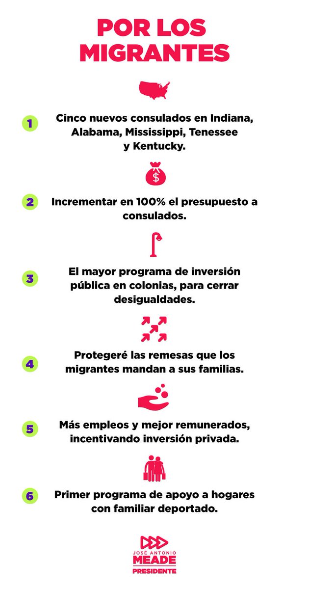 JoseAMeadeK's tweet photo. Apoyo inmediato a los migrantes mexicanos, en donde se encuentren #MeadePresidente https://t.co/CdEPPIE9Wz
