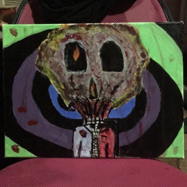 DennisLeFish's tweet photo. My first painting since art class in highschool! So thankful that I’m with somebody that enables me to create via Facebook https://t.co/6hCXBh59px https://t.co/sqESS7xAaA