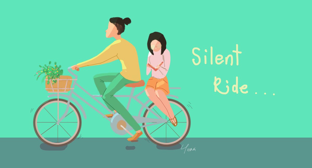 scribbleyeng's tweet photo. Sometimes, it's nice to ride in #silent .... #nightdoodle #raterize #illustration #ridingbike #bike #simple #color #scribbleyeng https://t.co/lW8Ikkv0ah