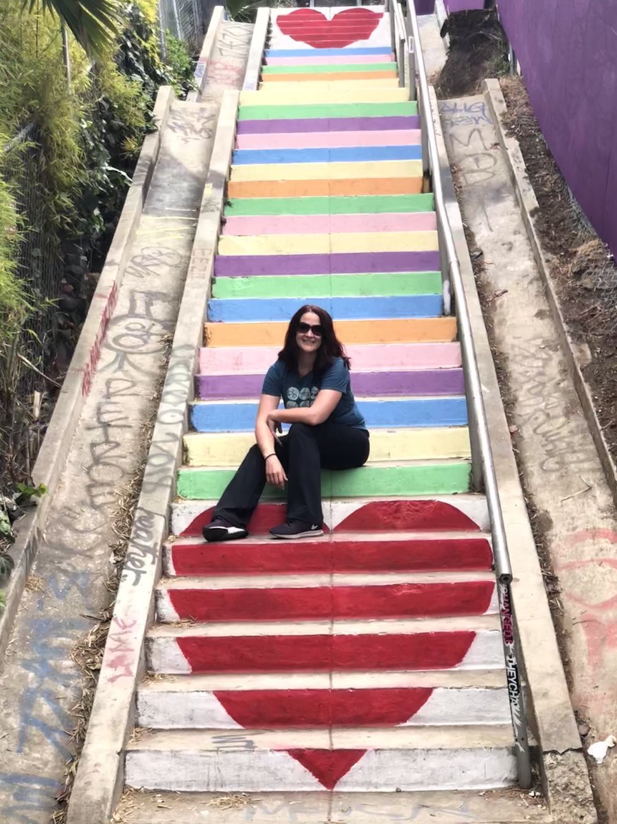 ClareGillmore's tweet photo. 12 staircases // 6.7 miles // 1,000โ elevation gain #paintedstairwaystour #staircandy #swansteps #bucketlist https://t.co/IZcFMy3sBw