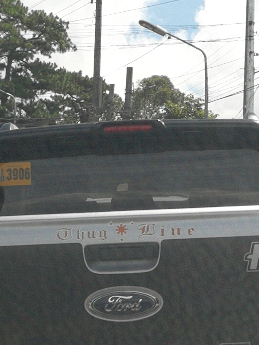 nrtql8's tweet image. Thug live? Thug dine? Thug dive? Help me, Twitter. #whatdoesitsay #bumperstickers #noidea