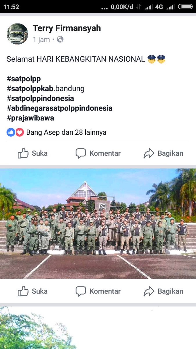 Dari kab bandung kami jajaran satpol.pp mengucapkan dan memperingati HARI KEBANGKITAN NASIONAL.kita mengajak mari bangkit bersama membangun dan berkarya nyata demi citra nusa dan bangsa.maju mandiri berdaya saing ..seperti yang di gelorakan oleh penggiat pendahulu pendahulu kita