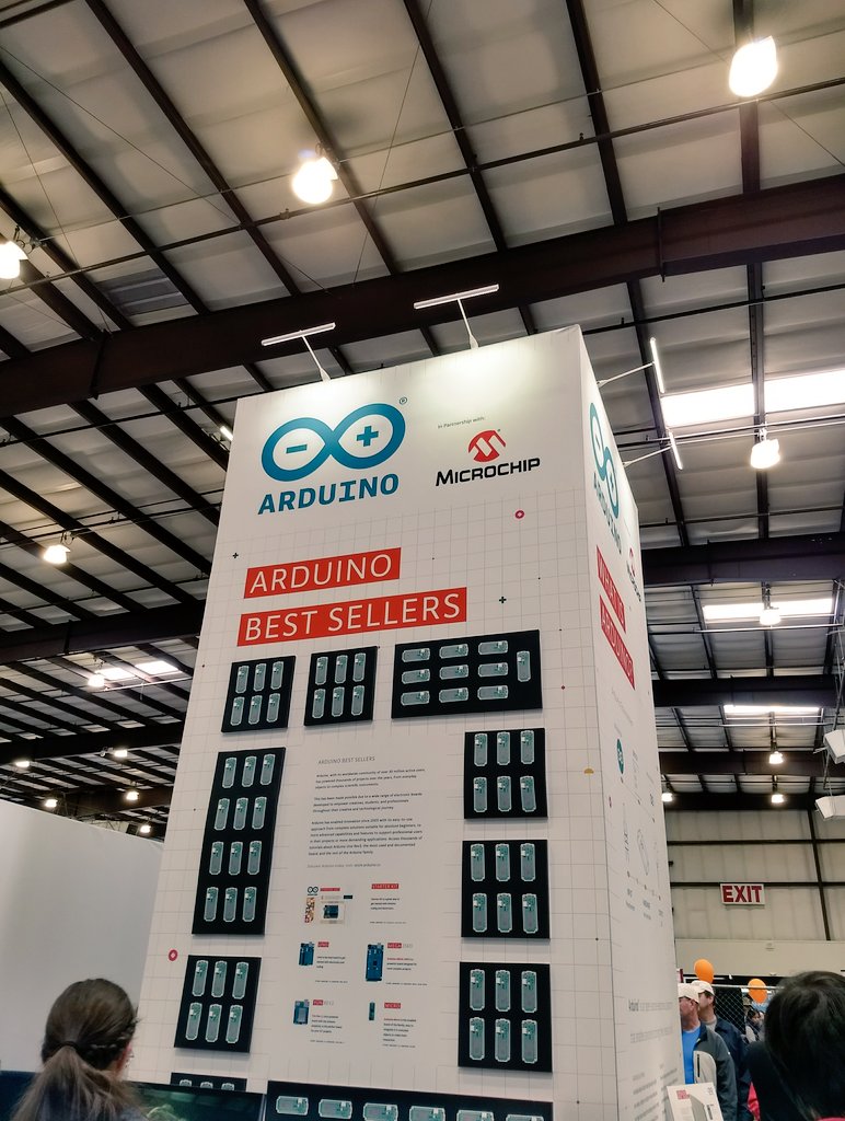 benguansing's tweet image. Can't miss @arduino when @makerfaire! Great connecting with an #arduinoeducation team that listens to educators' feedback about introducing #arduino to young #makers. Exciting times ahead! #makered #ctc101