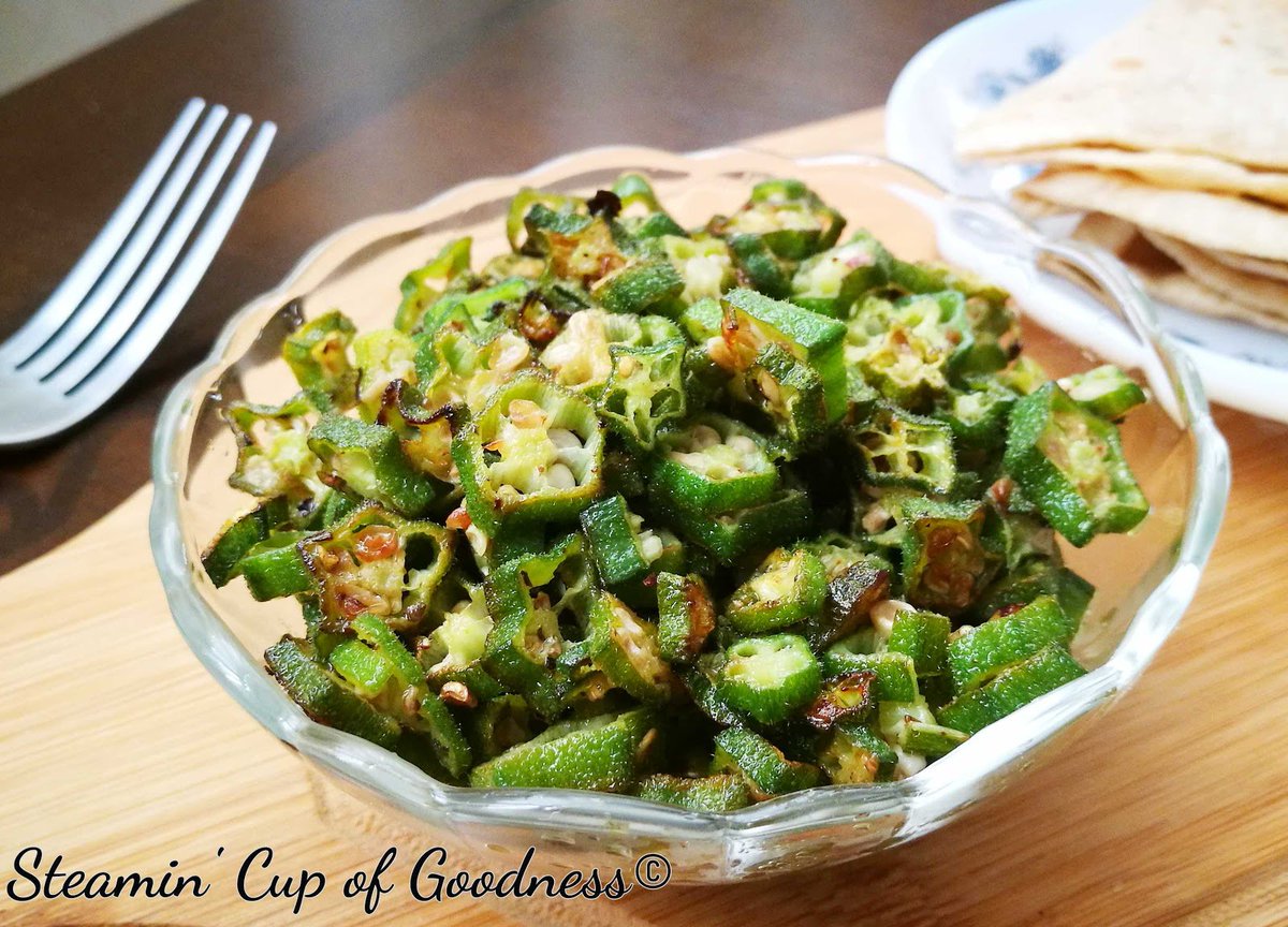 Bakergal511's tweet photo. Best for busy days: Stir-fry Bhindi or Okra!

#veggie #veggielover #indiancooking #momsrecipes #easytomake #simplerecipes #timesavers #easycooking #foodphotography #nofilters

Link - https://t.co/lYgDxXI0IL https://t.co/ZMWSRSBvxo