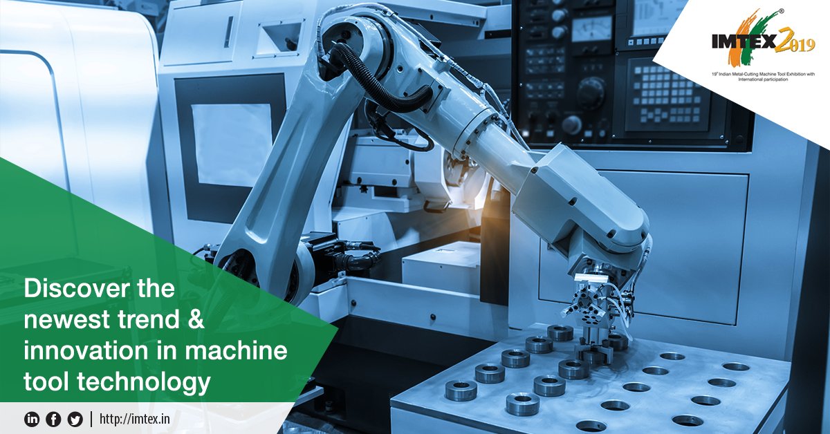 IMTEX's tweet photo. #IMTEX2019 is South and South East Asia's apex exhibition showcasing the latest trends as well as technological refinements in machine tool cutting, from India and other global players. For more information and registration, please go here: https://t.co/KWSosPIME1 https://t.co/jKbflvG1DP