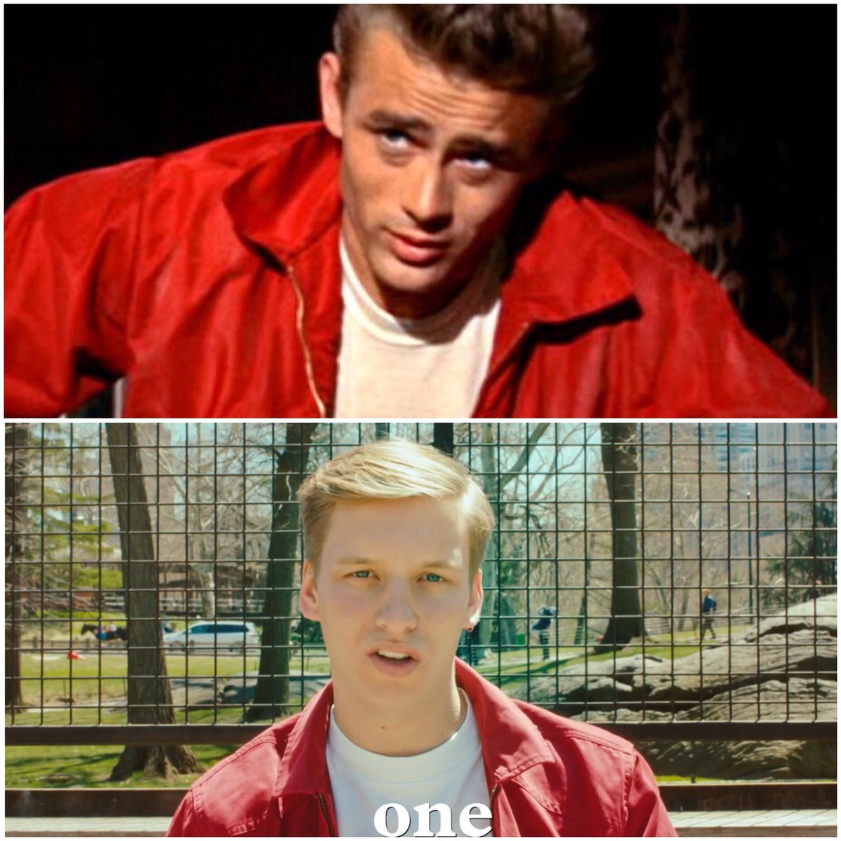 James Dean? Is that you? <a href="/george_ezra/">george E Z R A</a> Love the new lyric video 😍 #Shotgun #StayingAtTamaras