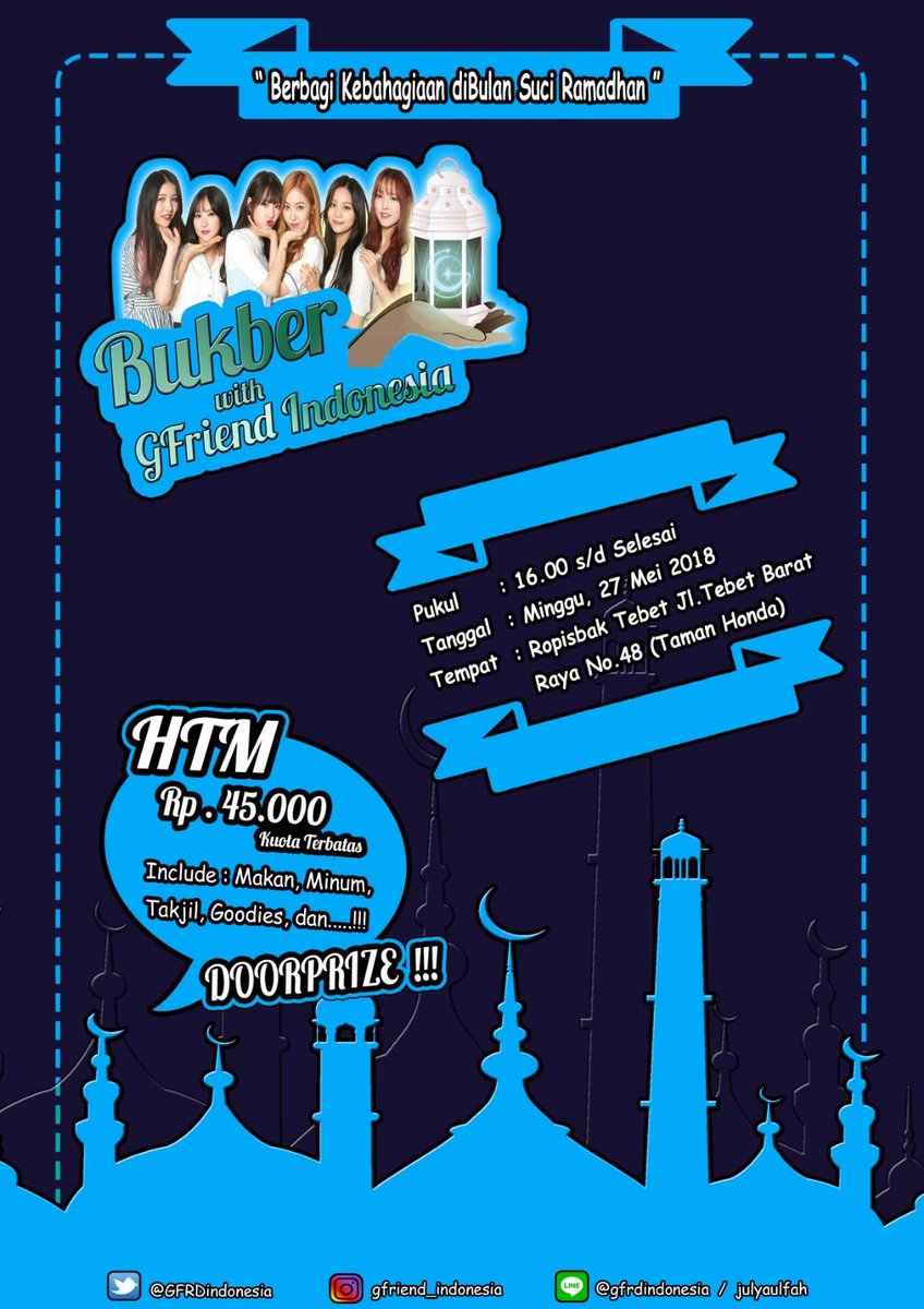 Gfriend Indonesia On Twitter Buka Bersama With Gfriend