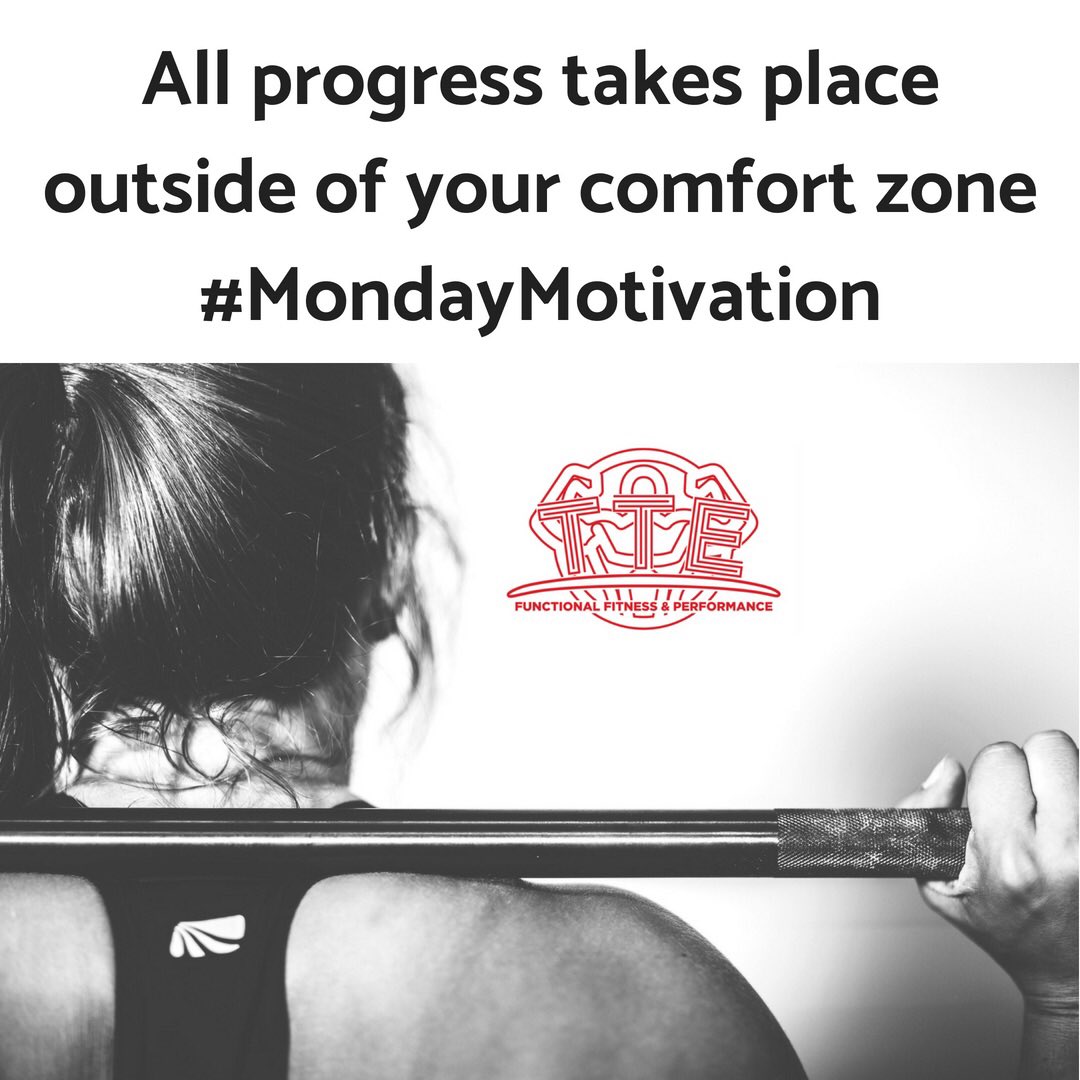 NewsTte's tweet photo. All progress takes place outside of your comfort zone #MondayMotivation #fitness #tte https://t.co/DL60XPcjyP