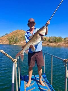 The wind has dropped which means we can start our fishing charters again!!! Yay