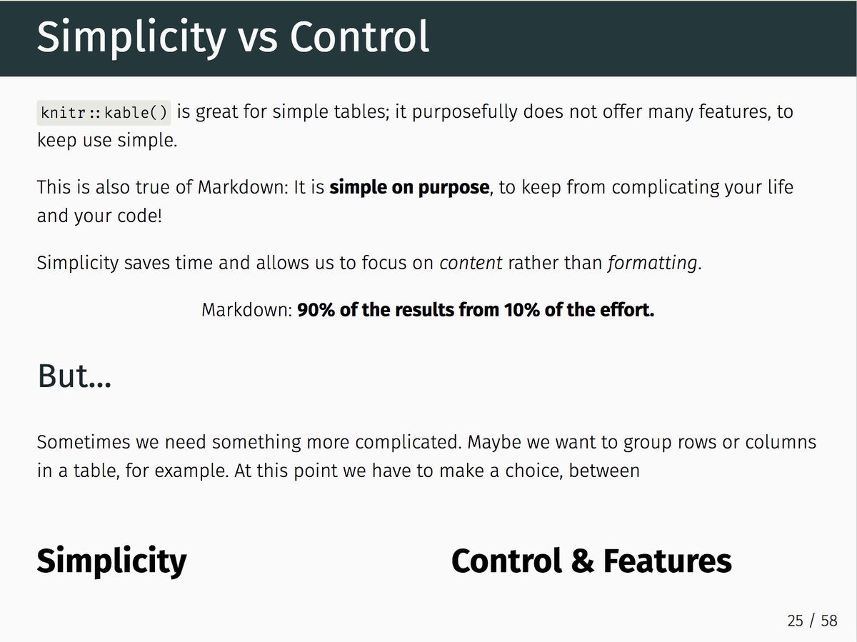 A tweet by Jennifer Thompson on the Markdown philosophy