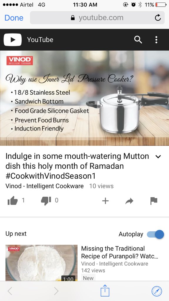 Power_Of_Hold's tweet image. #CookWithVinod super awesome recipe n vinod cookware ❤️❤️ @Ramprasad43 @19nsverma @archanacsio @AJAYJAIDKA1 @BrandNewWorld18