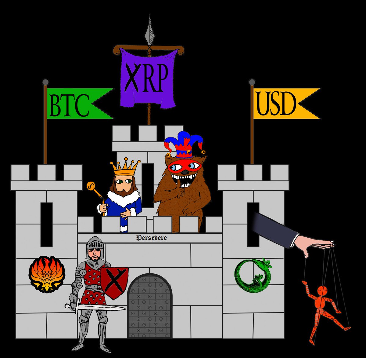 Ever wondered who the King is in  @Hodor7777 /  @bearableguy123 castle riddle? Its his boss Barry Silbert. This guy is Truly the King of the Cryptosphere. He has his hands in everything & anything major in the CryptoSphere (Even Ripple).  #ripple  #XRP  #xrpcommunity  #XRPARMY $589+eoy