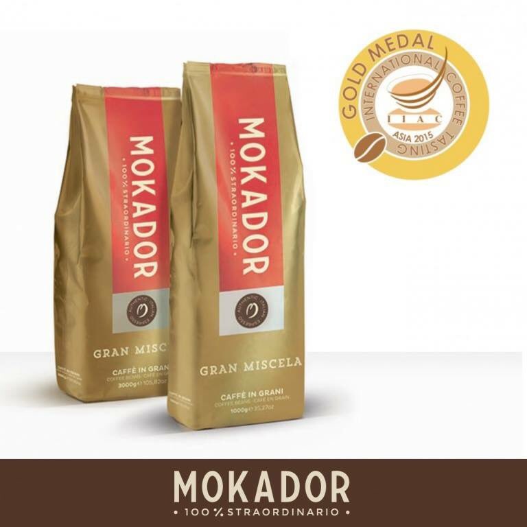 UkCoffe's tweet image. ORIGINAL TASTE OF UNPARALLELED QUALITY.
 
Mokador Gran Miscela

Mokador blends in grains for café use are the result of experience built up over the years which couples the ability of selecting the raw material with the art of blending and roasting.