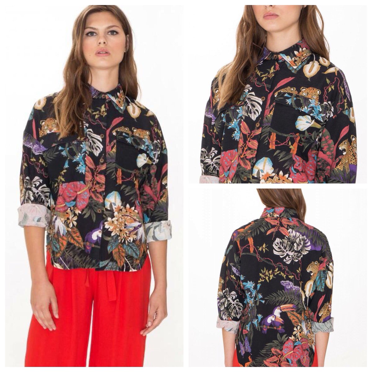 LunacyBoutique's tweet image. #jungle #jungleprint #junglepattern #shirt #oversized #baggy #baggyshirt #oversizedshirt #womensshirt #totd #blouse #cool #quirkytop #coolclothes #funkyshirt #funkyclothes #womenswear #boutique #coconut #shellbuttons #coconutshell #leopard #toucan #gorilla #lizard #fashionqueen
